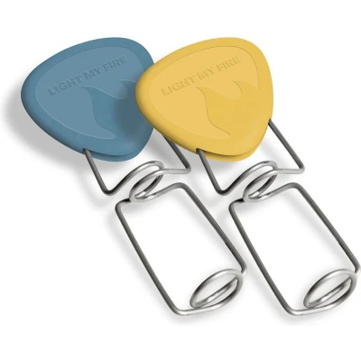 Afbeelding van Light My Fire Grandpa&#039;s Bio FireFork 2pack Musty Yellow/ Hazy Blue