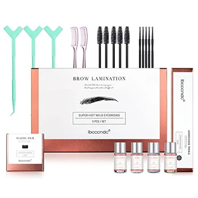 Afbeelding van Kybbe Wenkbrauwlifting set, 3D Brow Lift Kit Wenkbrauwlifting, Wenkbrauwverhoger Wenkbrauwstylingset voor natuurlijke en vollere wenkbrauwen met een duur van 8 weken