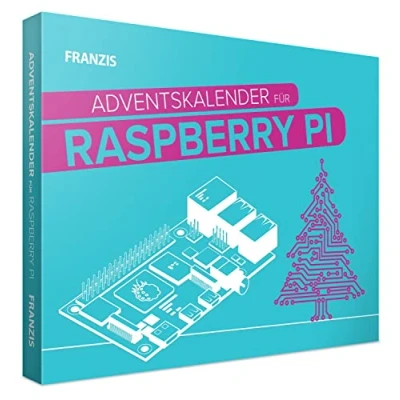 Afbeelding van FRANZIS 55103 Adventskalender FÜR Raspberry Pi. Een kerstmuts zelf bouwen en met je Pi programmeren. Vanaf 14 jaar