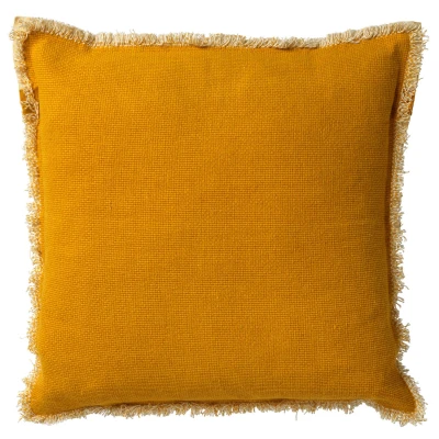 Afbeelding van Dutch Decor BURTO Kussenhoes van gewassen katoen Golden Glow 45x45 cm geel