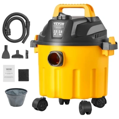 Afbeelding van VEVOR BJ1623 800 10, Natte droge stofzuiger, geel