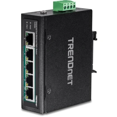 Afbeelding van TrendNet TI PE50 Industrial Ethernet Switch 10 / 100 MBit/s