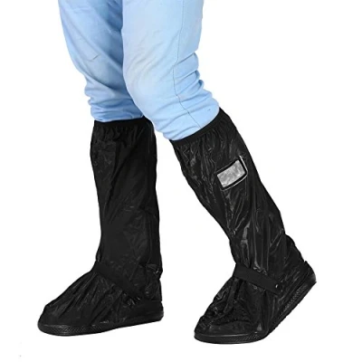 Afbeelding van Motorfiets scooter fiets schoenen waterdichte antislip afdekking regenschoenen herbruikbare motorlaarzen regenhoes beschermer (XL zwart), standaard