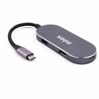 Afbeelding van Dockstation Nilox NXDSUSBC01 Grijs