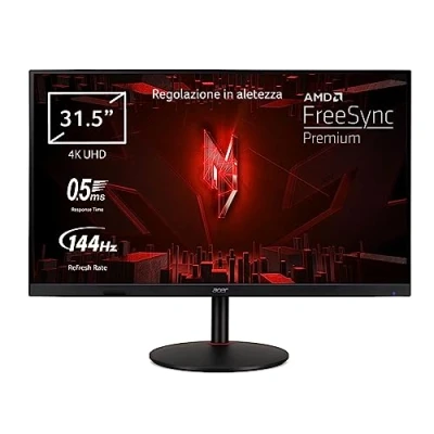 Afbeelding van Acer NITRO XV2 XV322QKKVbmiiphuzx LED display 80 cm (31.5&quot;) 3840 x 2160 Pixels Full HD LCD Zwart