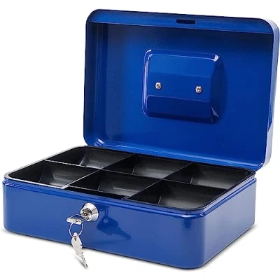 Afbeelding van Geldkist MAUL GK 4, 250 x 191 90 mm, Blauw