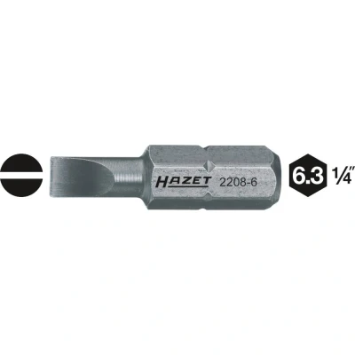 Afbeelding van HAZET 2208 9 Schroefbit Nikkel Chroom Molybdeenstaal