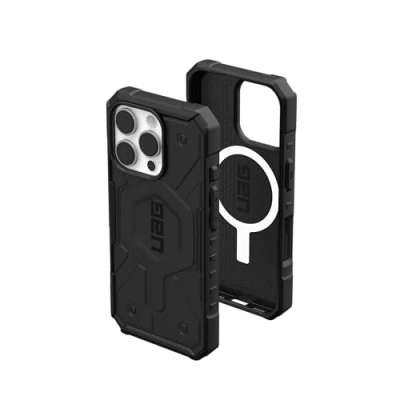 Afbeelding van UAG Civilian Hoesje Geschikt voor Apple iPhone 16 Pro Compatibel met MagSafe Back Cover Magneet Zwart