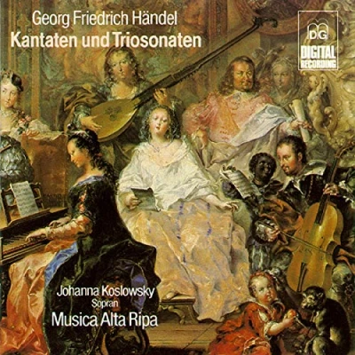 Afbeelding van Johanna Koslowsky, Musica Alta Ripa Händel: Cantatas And Trio Sonatas (CD)