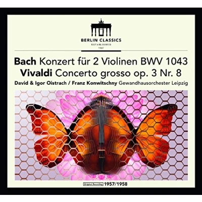 Afbeelding van Gewandhausorchester Leipzig, Igor Oistrach Concerto For Two Violins In D Minor Bwv 1043/Concerto Grosso op.3 No.8 (CD)