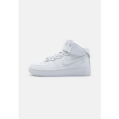Afbeelding van Nike Sportswear AIR Force 1 MID Easyon Unisex Sneakers hoog voor kinderen, Maat: 32, White Leer en imitatieleer