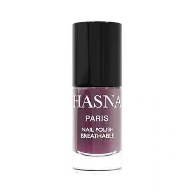 Afbeelding van Hasna Paris Nagellak Halal milieuvriendelijk glanzend en duurzaam eenvoudig aan te brengen 6 ml (pruim)