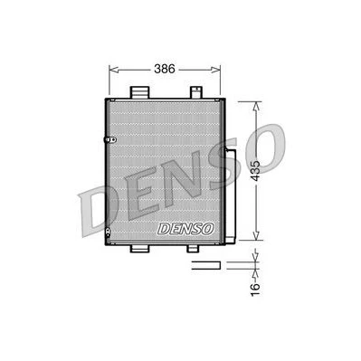 Afbeelding van DENSO DCN35001 Condensor Airco Met droger 386x435x16 R 134a 386 DAIHATSU: Materia