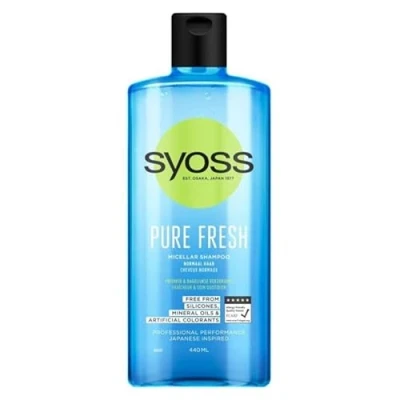 Afbeelding van SYOSS Pure Fresh Shampoo Haarverzorging Voordeelverpakking 6 x 440 ml