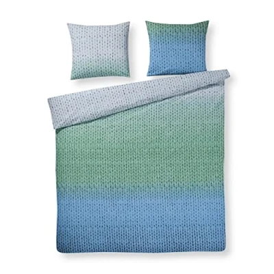 Afbeelding van Day Dream Ricardo Dekbedovertrek Lits jumeaux 240x200/220 cm + 2 kussenslopen 60x70 Groen