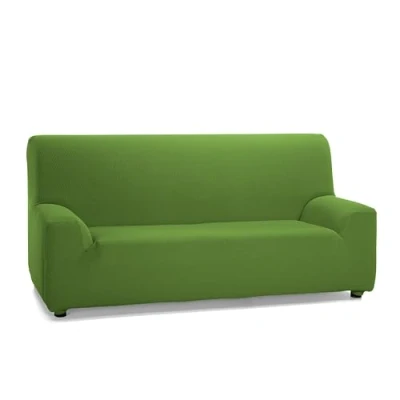 Afbeelding van Martina Home Tunez, elastische bankovertrek 2 plaatsen, plaza&#039;s (120 190 cm) groen