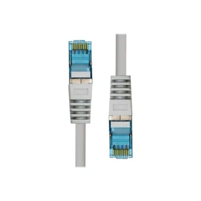 Image de ProXtend Cordon de raccordement RJ 45 (M) pour 7 m 6 mm SFTP, PiMF CAT 6a IEEE 802.3at sans halogène, moulé, crochet, bloqué gris