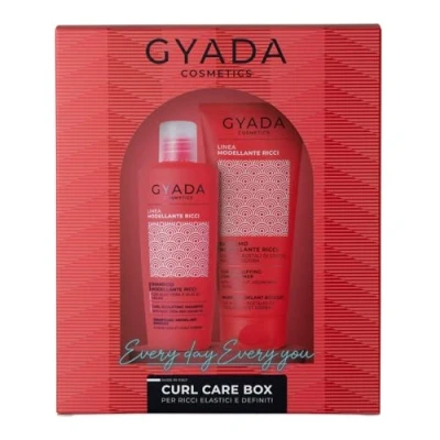 Afbeelding van GYADA COSMETICS, Curl Care Box Cadeauset voor krullend haar, set met shampoo en conditioner, aloë vera sap, lijnzaadolie, kokosolie, argan jojoba, 250 ml + 200
