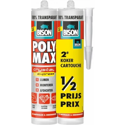 Afbeelding van Bison Polymax Crystal Express 300g (duopak)