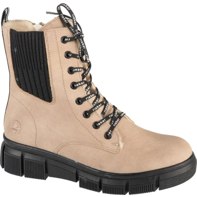 Afbeelding van Rieker winterlaarzen dames, Beige