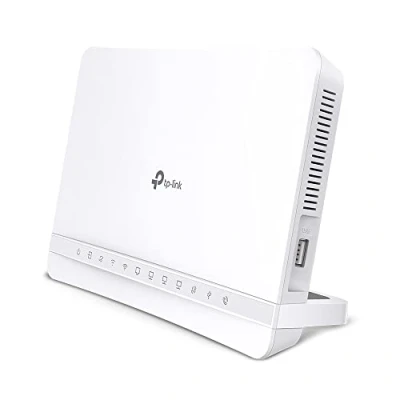 Afbeelding van TP Link Wi Fi 6 Internet Box 4, (802.11ax), Dual band (2.4 GHz / 5 GHz), Ethernet LAN, ADSL, Wit, Router om neer te zetten