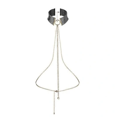Image de BIJOUX INDISCRETS Desir Metallique Collier Sensuel de Bondage, Noir