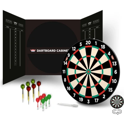 Afbeelding van Bull&#039;s Magnetic Paper Dartboard Cabinet Set