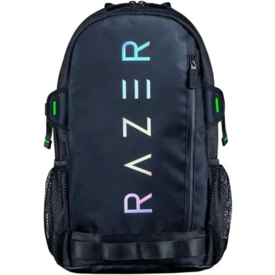 Afbeelding van Razer Rogue V3 rugzak (13,3 inch) compacte reisrugzak (vak voor laptops tot 15 inch, slijtvast, buitenhoes van polyester) zwart/chroom
