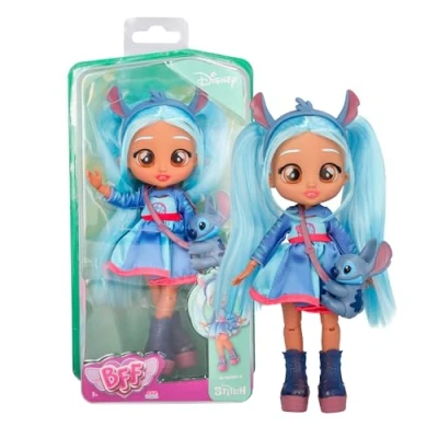 Image de BFF BY CRY BABIES Disney Stitch, Poupée Habillée à l&#039;style de Jouet Cadeau pour Filles et Garçons 3 Ans Plus