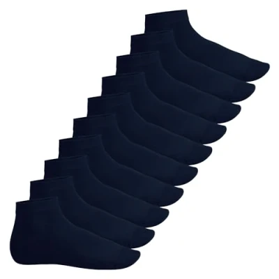 Afbeelding van Footstar Mannen en vrouwen 10 paar sokken SNEAK IT! Quarter Socks, Marinier
