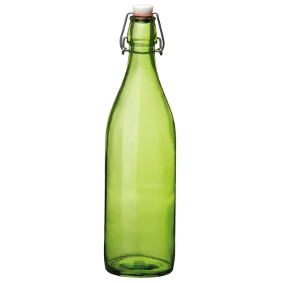 Afbeelding van Bormioli Rocco Beugelfles / Weckfles Giara Groen 1 Liter