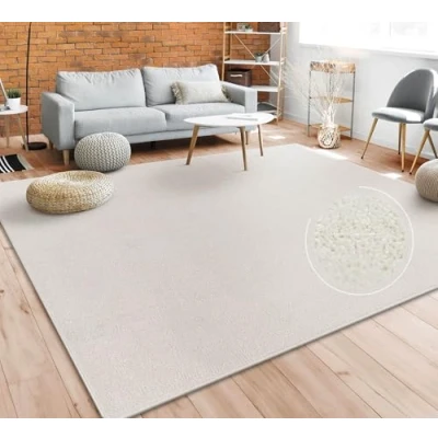Afbeelding van Paco Home Vloerkleed Woonkamer Effen Eenvoudig En Modern Laagpolig, Versch. Afmetingen Kleuren 80x150 cm