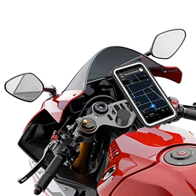 Afbeelding van Shapeheart Magnetische telefoonhouder voor motorfiets half stuur stuurarmbanden sport anti trilling waterdicht en universeel