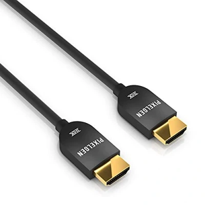 Image de Pixelgen Max 4K Interconnect Series Câble HDMI avec Ethernet mâle pour 2 m blindé gris foncé passif, support