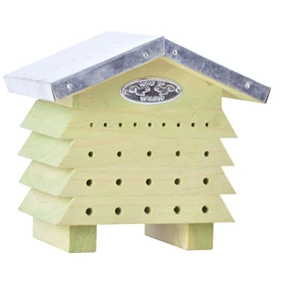 Afbeelding van Esschert Design Bijenhuis Hout/Zink