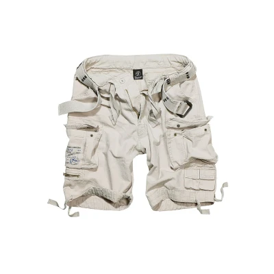 Afbeelding van Brandit Savage Vintage Shorts, Heren, Maat: XXL, White