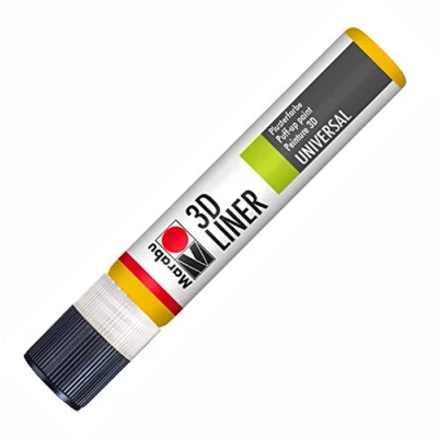 Afbeelding van Marabu 3D Liner Reliefverf, Medium Geel 3D, 25 ML