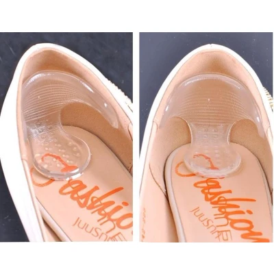 Afbeelding van Jumada&#039;s Siliconen Hielbeschermers Inlegzolen Hielbescherming Gel Hakken/Pumps Pads Doorzichtig One size Een Paar