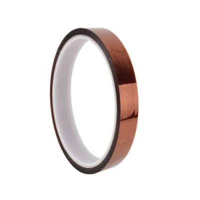 Afbeelding van JJiaoLinin Kapton hoge temperatuurtape, 10 mm x 33 m, temperatuurbestendigheid, polyimide, sterkte, tape voor maskeren, lassen, elektrisch