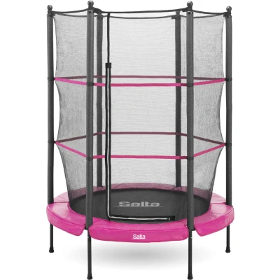 Afbeelding van Salta Trampoline Junior Regular Roze Ø 140 cm Safety Net