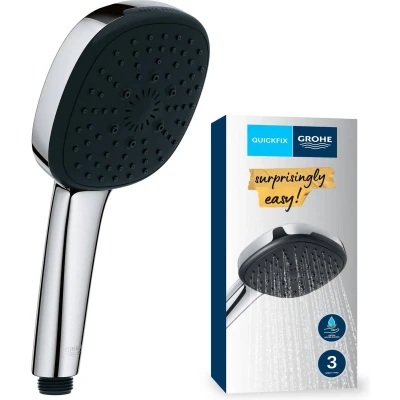 Afbeelding van GROHE QuickFix Vitalio Comfort 110 handdouche met 3 straalsoorten