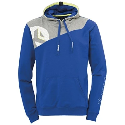 Afbeelding van Kempa Core 2.0 Hoody Royal Blauw Donker Grijs Melange Maat M