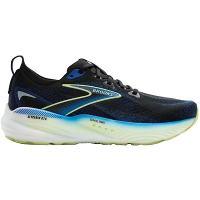 Afbeelding van Brooks Glycerin GTS 22 Sneakers laag, Heren, Maat: 42.5, Black neo yellow Textiel