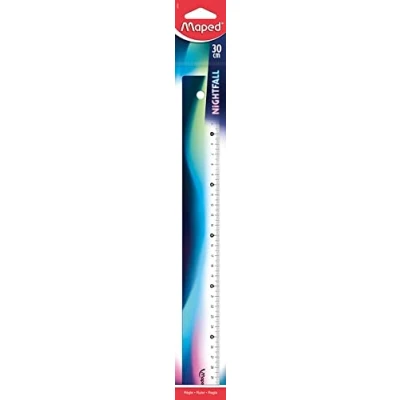 Afbeelding van Liniaal Maped Nightfall 30cm