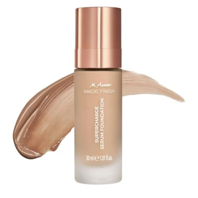 Afbeelding van M. Asam MAGIC FINISH Supercharge True Beige foundation serum (30 ml) Vochtinbrengende vloeibare en verstevigend voor het gezicht in één Optimale dekking hyaluronzuur