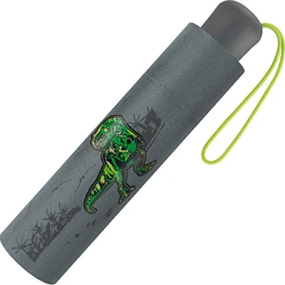 Afbeelding van Scout Parapluie de poche pour enfant avec bandes réfléchissantes extra léger, gris, S, Playful