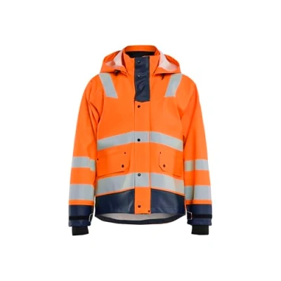 Afbeelding van Blaklader Regenjas High Vis LEVEL 3 4327 2005 Oranje/Marineblauw
