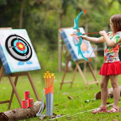 Image de VEVOR Kit arc et flèches pour enfants tir à l&#039;arc en plein air lumineux LED