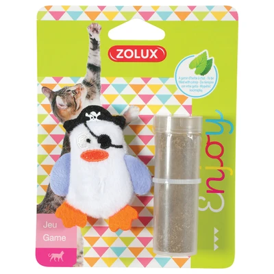 Afbeelding van Zolux Piraat Eend Met Catnip Wit 6X1X7 CM