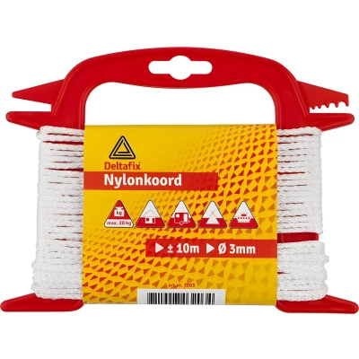 Afbeelding van Deltafix touw nylon wit 10 m x 8 mm